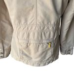 LANDS END Khaki Tan Chore Coat Button Down Toggle Style Buttons, Sz 12 Photo 8