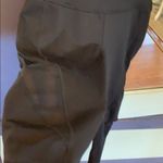 Zella Black Crop Mesh Detail Leggings Size XS Photo 2