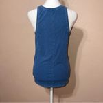 Soft Ribbed Women’s Tank, Masc Style, Cookies Clothing Company Size Large Blue Photo 3