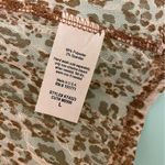 Le lis Brown Speckled Tie Front Sheer Top Photo 3