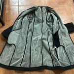 Sisley women’s black over coat size S Black Photo 4