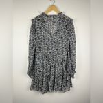 Veronica Beard Savile Printed Silk Crepe Floral Ruffle Mini Dress Women’s Sz 8 Photo 9