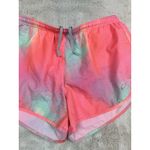 Nike Dri-Fit Lined active/Swimming Shorts Size L pink Tie Dye Zipper In Back Photo 2