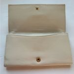 YSL Yves Saint Laurent Vintage Cream Leather Long Wallet Gold Hardware Photo 6