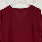J.Crew Mercantile Bow-Sleeve Top Red Size 10 EUC L2544 Photo 9
