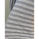 Minnie Rose Open Front Draped Ribbed Cashmere Sweater Size Small Gray Shawl Photo 2