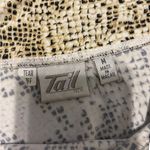 Tail gold beige snakeskin print unlined tennis skirt size medium Photo 1