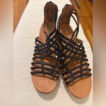 Baretraps  Posture Elegant Black Braided Sandals 9.5 Photo 0