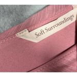 Soft Surroundings Soft‎ Surroundings Pink Ruffle V-Neck Maxi Dress S Casual Beachy Photo 1