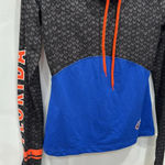 Colosseum Women's Black/Royal Florida Gators Scaled Mock Neck Fitted Pullover S Photo 3