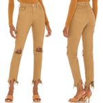 L’Agence High Rise Frayed Ankle Jeans Sahara Photo 1