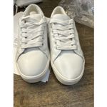 Sam Edelman  Ethyl Bright‎ White Sneakers NEW SIZE 5.5 Tennis Shoes Leather Photo 7