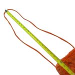 wilson's leather Wilson Leather: Maxima Small Rabbit Fur Crossbody Purse in Orange Photo 6