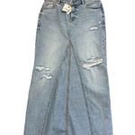 SER.O.YA Matilda Maxi Denim Skirt Size 26 (XS) Blue Photo 2