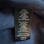 Rebecca Taylor navy blue & light pink floral short sleeve a-line dress size 8 Photo 8