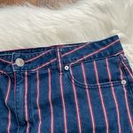 American Eagle  Denim Striped Hi-Rise Mini Skirt Photo 3