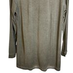 Soft Surroundings  Sinclair Cowl Neck Taupe Olive Green Top Tunic PM Career 39667 Photo 7
