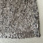 Chelsea and Violet Silver Sequin Mini Skirt Medium Photo 1