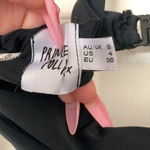 Princess Polly  Black Ruched Swim Top Photo 4