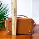 Lulus NWT Convertible Mini Backpack Purse – Tan Brown Faux Leather Photo 14