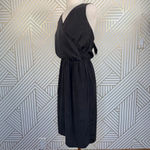 Derek Lam  10 Crosby Black Silk Criss Cross Dress‎ Photo 4