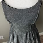 Speechless  | Silver Glitter Cocktail Dress Photo 5