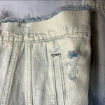 BLANK NYC  Dip Dye Distressed Denim Jacket NWT in Size Small Photo 5
