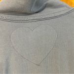 Free People  Ellie Blue Mariage Pleated Snap Down Hobo Sweatshirt/Jacket SZ XS Photo 8