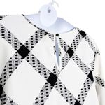 Ashley Stewart  Black & White Gingham Ruffle Hem Midi Dress NWT Size 34/36 Photo 7