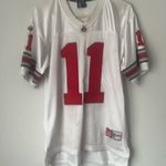 Ohio State Vintage Used Condtion Buckeyes Football Jersey Size Medium = Red Photo 0