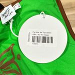 Princess Polly NEW  Fly With Me Top Green Women’s 6 Photo 3