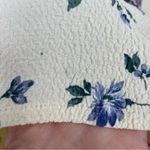 Vintage Midi Dress Floral 90s Momcore Sleeveless Petite Cream Pale Yellow Angel Size 12P Photo 9