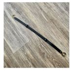 Chico's Chico’s black leather Metal adjustable belt Photo 6