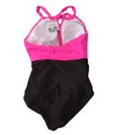 B2Prity Black And Pink One Piece Halter Swimsuit Size Medium Photo 5