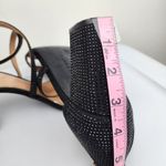 Kelly & Katie  Paloona Rhinestones Heels Sandals Strappy Pumps Black Size 9M Photo 7