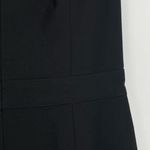 BCBGMAXAZRIA  Women's Black V-neck Sleeveless Draped Open Back Romper Size XXS‎ Photo 5