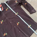 Vintage Quacker Factory Corduroy Fall Button Down Top Cottagecore Sz 1X Brown Photo 4