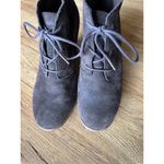 Toms  Brown Suede Block Heel Ankle Booties Size 8.5 Photo 1