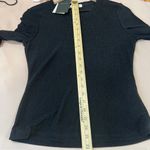 Koralline Elegant Black Stretch Mesh Long Sleeve Women's Top NWT Size M Size M Photo 10