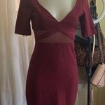 Elizabeth and James  Burgundy dress Photo 0