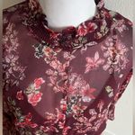 IRO Wine Red Long Sleeve Bell maxi dress Photo 6