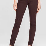 Universal Threads Universal Thread Burgundy Button Fly
Mid Rise Skinny Jeans Pants Photo 0