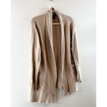 Rachel Zoe  Long Sleeve Open Cardigan Duster Sweater Tan Beige Medium Photo 6