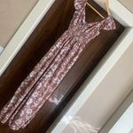 Band Of The Free Women’s Mauve Pink Floral Romper Size Small Photo 0