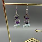Artisan  amethyst crystal earrings  Photo 1