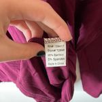 Piko  Slouchy V-Neck Maroon Shirt Size Medium Photo 3