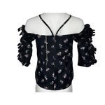 Rebecca Taylor ✨ Off Shoulder Floral Print Sz 6 Top✨ Photo 11
