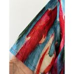 Women’s Watercolor Abstract Floral Lilypad Flower Floral Pull On Tunic Dress 2xl Size XXL Photo 9