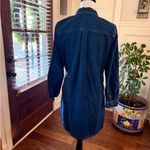 NYDJ  NWOT Dark Indigo Reese Long Sleeve Denim Shirtdress w/ Pockets! Photo 4