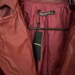 SheIn maxi burgundy leather coat Photo 2